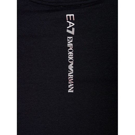 EA7 Emporio Armani T-Shirt 6HFT54 FJ5GZ 1200 Czarny Regular Fit 10Y MODIVO okazyjna cena