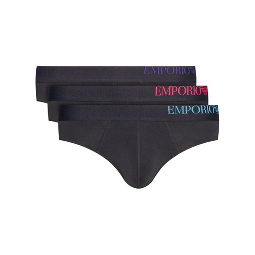 Emporio Armani Underwear Komplet 3 par slipów 111734 0A713 70435 Granatowy M promocja MODIVO
