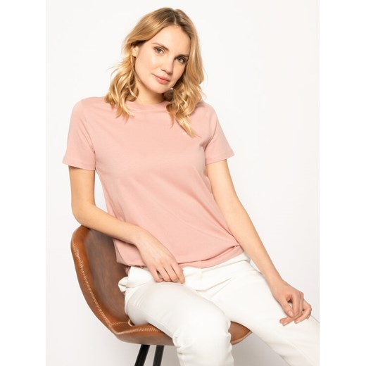 Calvin Klein T-Shirt Embroidered Tee K20K202021 Różowy Regular Fit Calvin Klein S okazja MODIVO