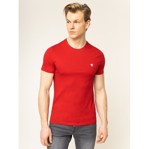 Guess T-Shirt M01I36 I3Z00 Czerwony Slim Fit Guess XL okazja MODIVO
