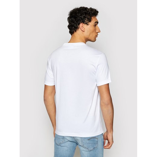 Calvin Klein T-Shirt Turn-Up Logo K10K107281 Biały Regular Fit Calvin Klein XXL okazja MODIVO