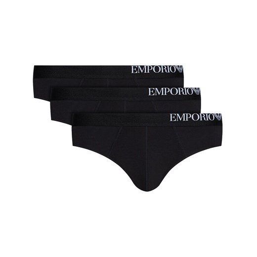 Emporio Armani Underwear Komplet 3 par slipów 111734 0A713 91020 Czarny M wyprzedaż MODIVO
