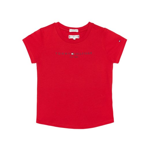 Tommy Hilfiger T-Shirt Essential Tee KG0KG05512 M Czerwony Regular Fit Tommy Hilfiger 7Y MODIVO okazja