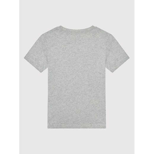 Calvin Klein Jeans T-Shirt Chest Monogram IB0IB00612 Szary Regular Fit 16Y promocyjna cena MODIVO