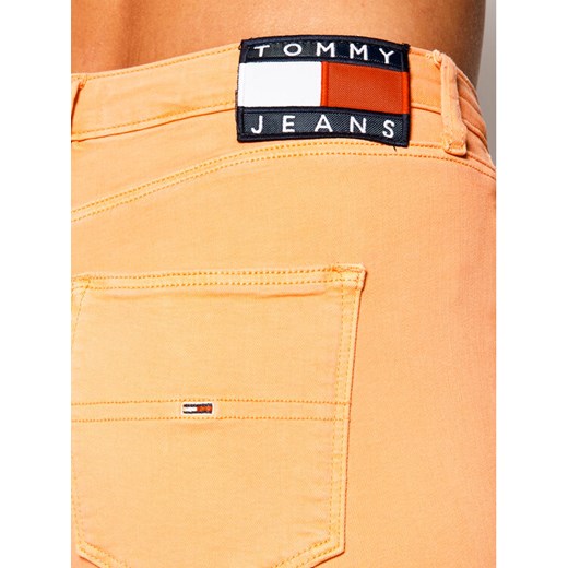 Tommy Jeans Jeansy Skinny Fit Sylvia DW0DW08220 Pomarańczowy Super Skinny Fit Tommy Jeans 28_30 wyprzedaż MODIVO