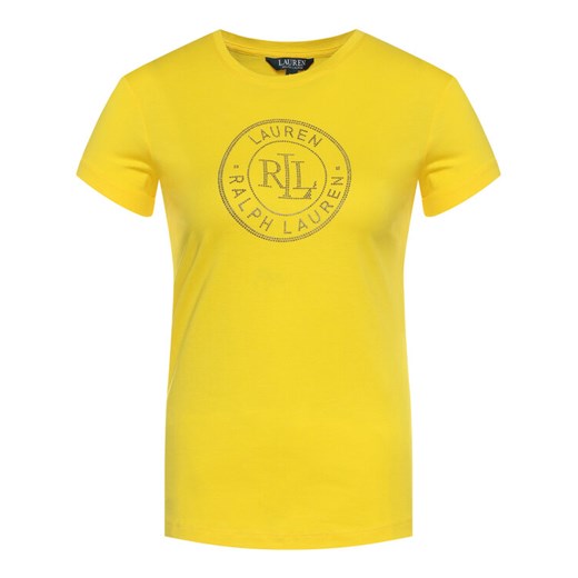 Lauren Ralph Lauren T-Shirt Dandelon 200790261 Żółty Regular Fit S MODIVO wyprzedaż