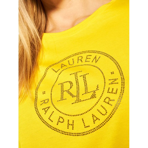 Lauren Ralph Lauren T-Shirt Dandelon 200790261 Żółty Regular Fit S wyprzedaż MODIVO