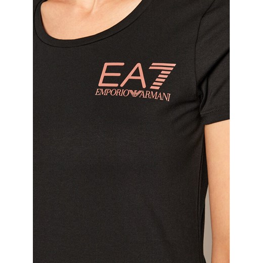 EA7 Emporio Armani T-Shirt 6HTT13 TJ29Z 1200 Czarny Regular Fit XL okazja MODIVO