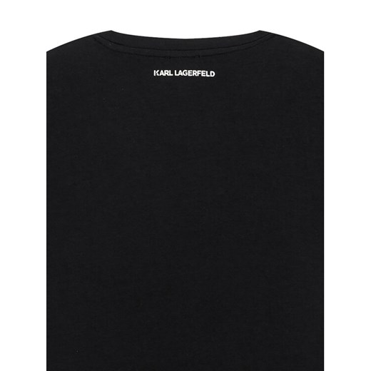 KARL LAGERFELD T-Shirt Z15259 S Czarny Regular Fit Karl Lagerfeld 8Y wyprzedaż MODIVO