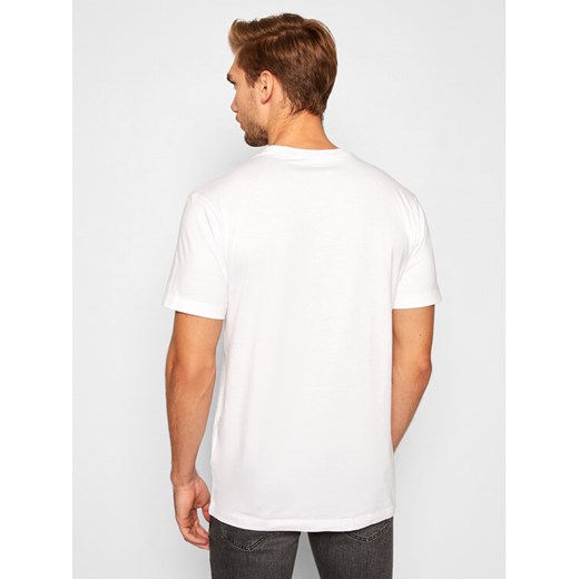Calvin Klein Jeans T-Shirt Contrast Pocket J30J316451 Biały Regular Fit M wyprzedaż MODIVO