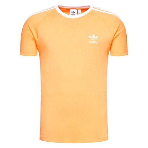 adidas T-Shirt adicolor Classics 3-Stripes Tee GN3498 Pomarańczowy Slim Fit M promocja MODIVO