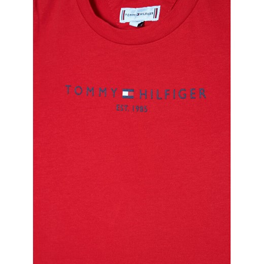 Tommy Hilfiger T-Shirt Essential Tee KG0KG05512 M Czerwony Regular Fit Tommy Hilfiger 7Y okazyjna cena MODIVO