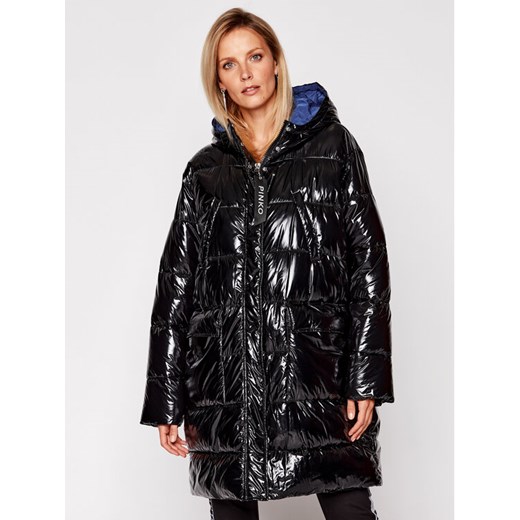 Pinko Kurtka puchowa Travolgere 20202 BLK01 1G165Y Y5NP Czarny Loose Fit Pinko 40 wyprzedaż MODIVO