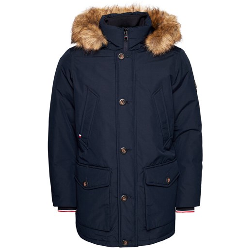 Tommy Hilfiger Kurtka zimowa Hampton Down MW0MW14877 Granatowy Regular Fit Tommy Hilfiger XL promocja MODIVO
