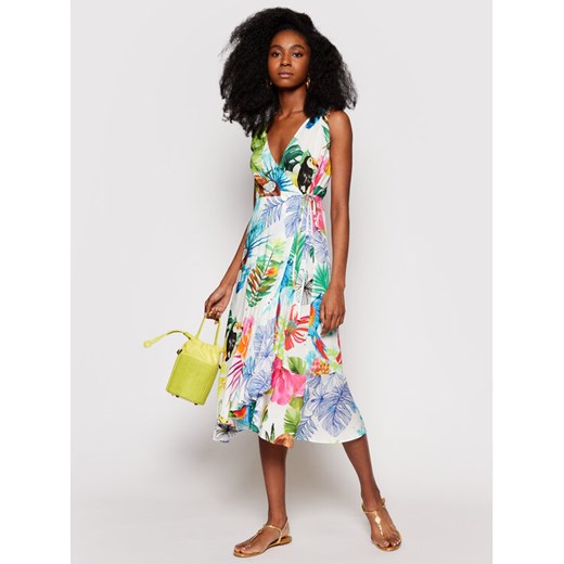Desigual Sukienka letnia Seychelles 21SWMW42 Kolorowy Regular Fit Desigual L wyprzedaż MODIVO