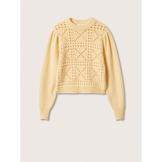 Mango Sweter Polchi 17009094 Żółty Regular Fit Mango L promocja MODIVO