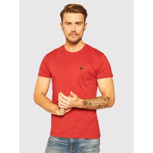 Lee T-Shirt Ultimate Pocket L66JWTOE Pomarańczowy Slim Fit Lee XL okazja MODIVO