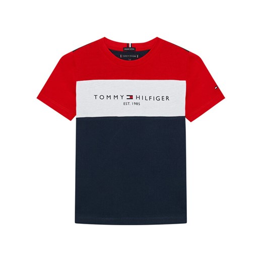 Tommy Hilfiger T-Shirt Essential KB0KB06534 D Granatowy Regular Fit Tommy Hilfiger 16Y okazyjna cena MODIVO
