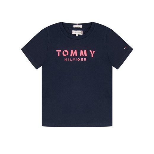 Tommy Hilfiger T-Shirt Essential Tee KG0KG04888 M Granatowy Regular Fit Tommy Hilfiger 7 wyprzedaż MODIVO