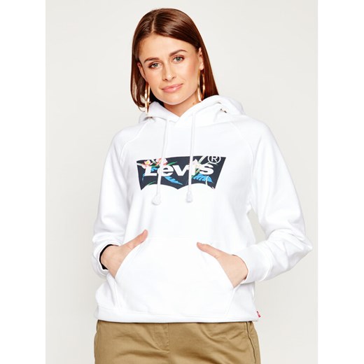 Levi's® Bluza Graphic Sport Hoodie 35946-0119 Biały Regular Fit S promocja MODIVO