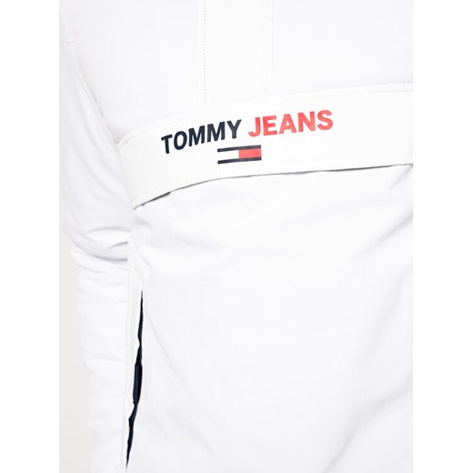 Tommy Jeans Kurtka anorak Solid Popover DM0DM08760 Biały Regular Fit Tommy Jeans L okazja MODIVO
