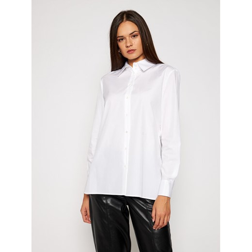KARL LAGERFELD Koszula Embellished 206W1604 Biały Regular Fit Karl Lagerfeld 40 okazyjna cena MODIVO