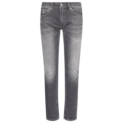 Calvin Klein Jeans Jeansy Slim Fit J30J316125 Szary Slim Fit 34_32 okazyjna cena MODIVO