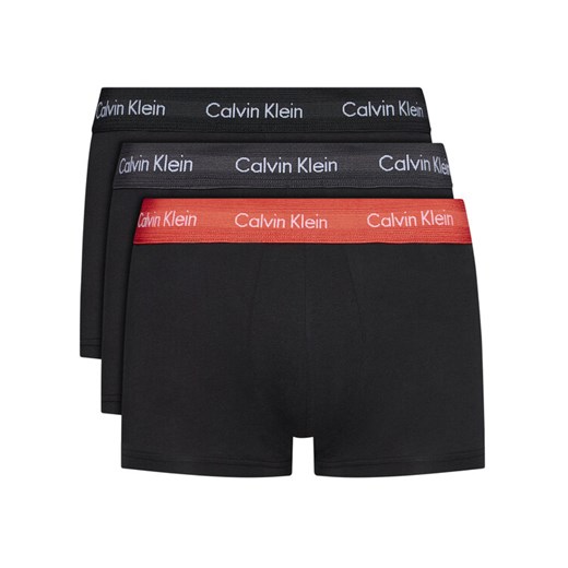 Calvin Klein Underwear Komplet 3 par bokserek Low Rise 0000U2664G Czarny Calvin Klein Underwear L wyprzedaż MODIVO