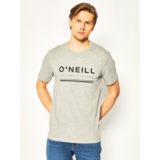 O'Neill T-Shirt Arrowhead 0A2376 Szary Regular Fit L okazyjna cena MODIVO