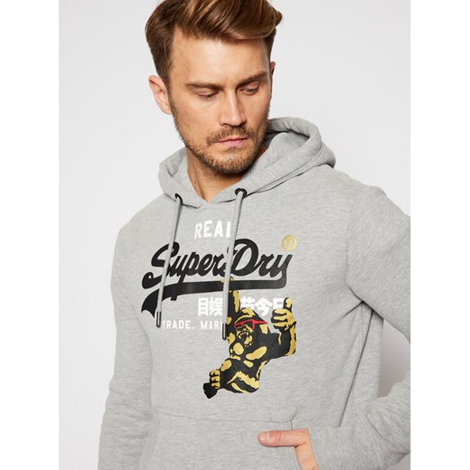 Superdry Bluza Nyc Photo M2010433B Szary Relaxed Fit Superdry M promocja MODIVO