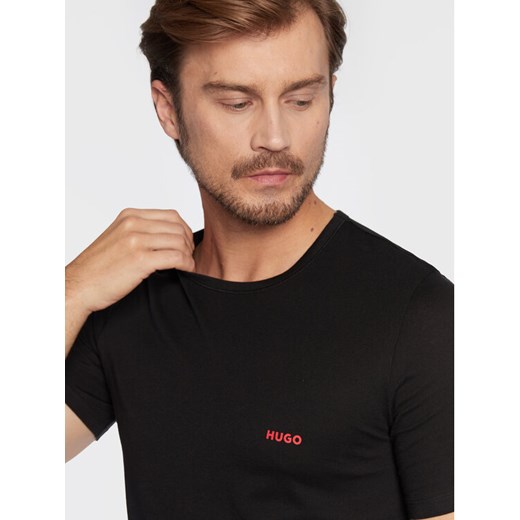 Hugo Komplet 3 t-shirtów Triplet 50480088 Czarny Regular Fit L MODIVO wyprzedaż