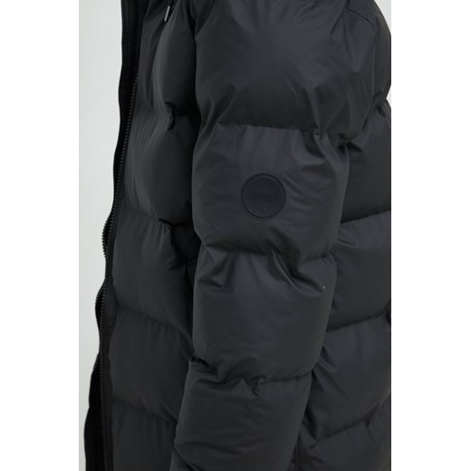 Rains kurtka 15070 Long Puffer Jacket kolor czarny zimowa Rains XL ANSWEAR.com
