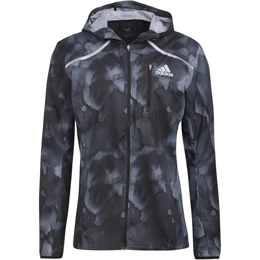 Kurtka wiatrówka męska adidas MARATHON FAST GRAPHIC czarna HE4562 L okazja Sportroom.pl