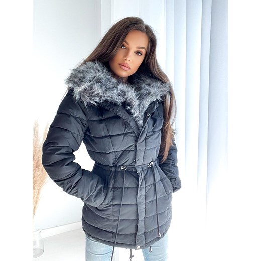 Kurtka damska Etnee casualowa z kapturem długa 