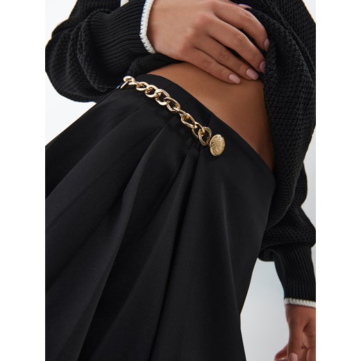 Mohito - Spódnica z plisami mini - Czarny Mohito 42 Mohito