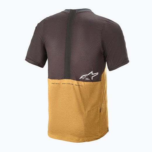 Koszulka rowerowa męska Alpinestars Alps 6.0 V2 SS Jersey żółta 1763921/4010 | Alpinestars wyprzedaż sportano.pl