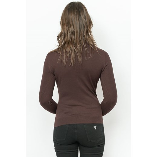 sweter damski trussardi 56m00520 brązowy Trussardi L Royal Shop