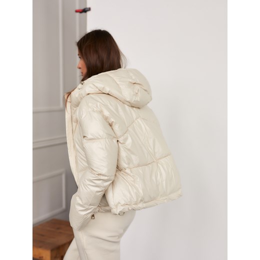 KURTKA PUFFER CREAM Shopping Center 9 L/XL Shopping Center 9