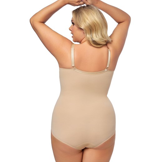 Wyszczuplające cieliste body damskie z miseczkami K356 Gala, Kolor beżowy, Rozmiar 80C, Gorsenia ze sklepu Intymna w kategorii Body damskie - zdjęcie 145034048