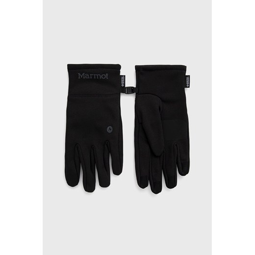 Marmot rękawiczki Infinium Windstopper Softshell męskie kolor czarny ze sklepu ANSWEAR.com w kategorii Rękawiczki męskie - zdjęcie 145049817