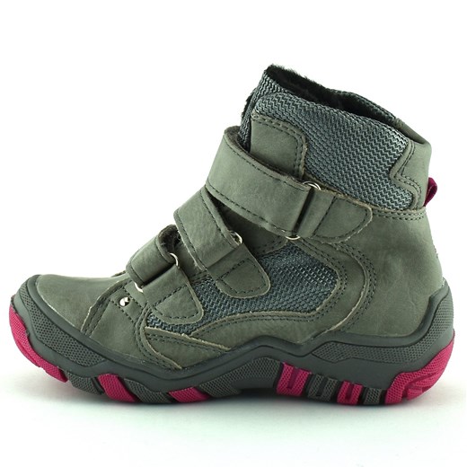 Buty zimowe dla dziewczynki Kornecki 06914 Popiel Kornecki 33 Sklep Dorotka
