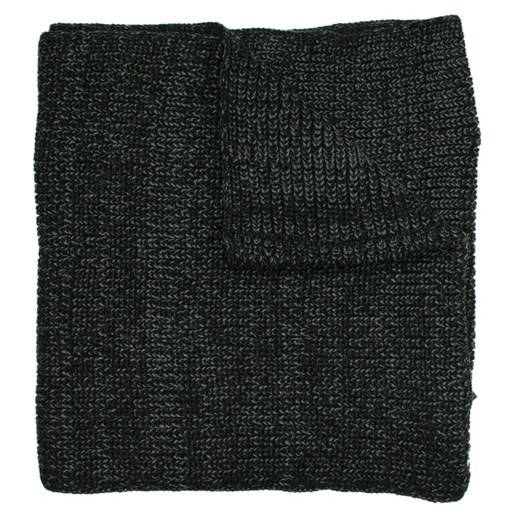 Męski Komin Grafitowo-Czarny Melanżowy, Składany na Dwa Razy, Ciepły, Zimowy -Pako Jeans SZAPJNSKOMINm13czarny ze sklepu JegoSzafa.pl w kategorii Szaliki męskie - zdjęcie 145071187