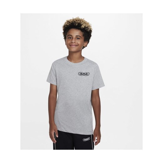 T-shirt dla dużych dzieci (chłopców) Dri-FIT Nike x LeBron - Szary Nike S Nike poland
