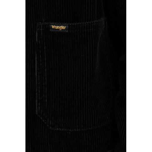 Wrangler kurtka sztruksowa kolor czarny przejściowa oversize Wrangler L ANSWEAR.com