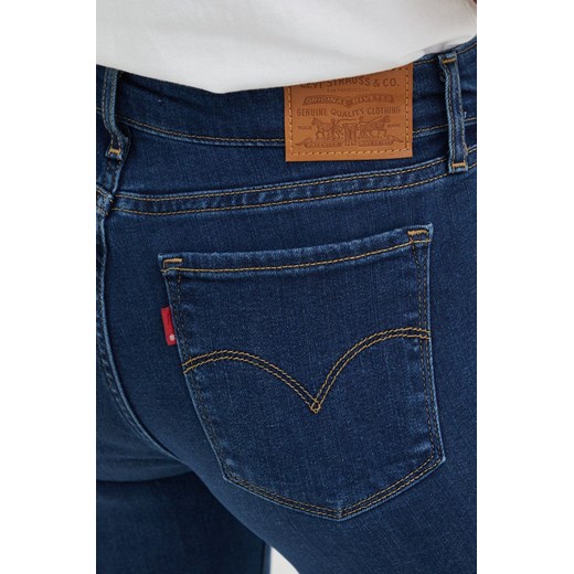 Levi's jeansy 711 SKINNY damskie medium waist 29/30 ANSWEAR.com
