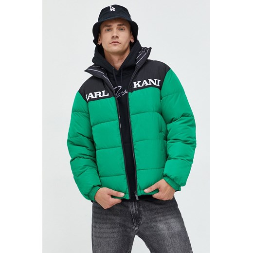Karl Kani kurtka dwustronna męska kolor czarny zimowa oversize Karl Kani XL ANSWEAR.com