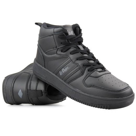 Zimowe buty męskie sportowe - LEE COOPER LCJ-22-29-1307M, czarne ze sklepu ulubioneobuwie w kategorii Buty zimowe męskie - zdjęcie 145092667