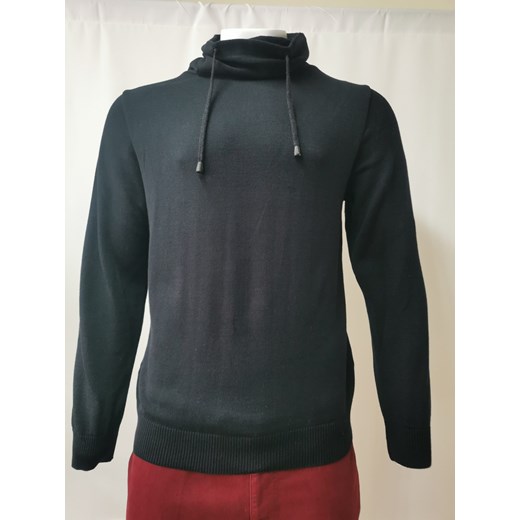 Sweter męski komin - czarny L - L ze sklepu Swetry Lasota w kategorii Swetry męskie - zdjęcie 145093959