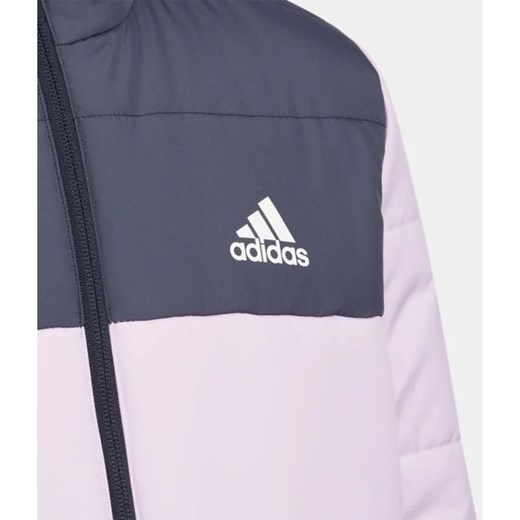 Fioletowa kurtka dziewczęca Adidas na zimę 