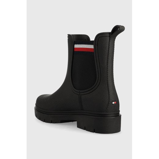 Kalosze damskie Tommy Hilfiger płaskie